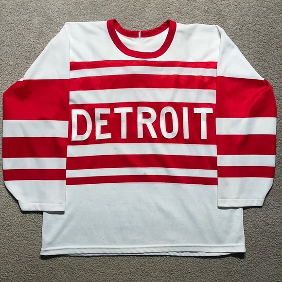 Detroit Redwings 91/92 NHL 75th Anniversary CCM Jersey - Picture 1 of 4